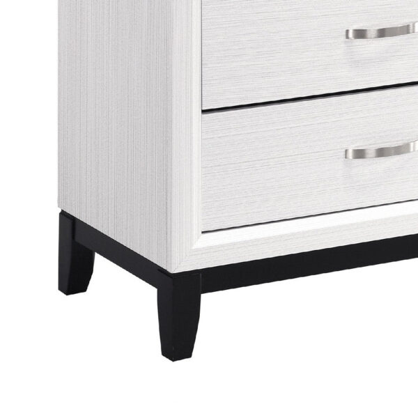 BM335855_3_63c848da-c788-4d91-9145-a673af8dccaa Ameya Tall Dresser Chest, 5 Drawers w Chrome Handles, White and Black