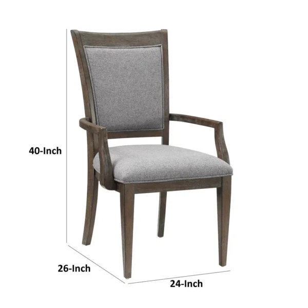 BM335879_4_0c9621dc-1d8a-46ab-8dbd-d87ea4d1cb97 Koa Dining Armchair Set of 2, Padded Seat and Back, Driftwood Brown