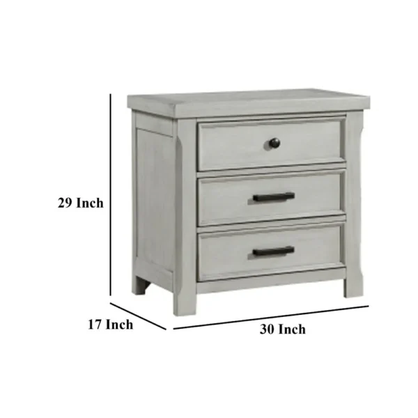 BM335907_4_f39afef1-6f21-4718-9edb-9919a4062146 Brok Nightstand, 3 Drawers, Light Gray Acacia Wood, Black Bar Handles