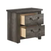 BM335910_1_44357669-2933-4a7a-90ab-fd40214b1c38 Nemy Nightstand, 2 Drawers, Gray Melamine Laminate, Drop Handles