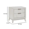 BM335919_4_1904dbee-a093-4ac0-8475-2b733a420d28 Zine Nightstand, 2 Drawers, Antique White Oak Wood, Flat Black Handles