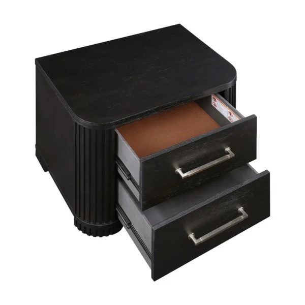 BM335925_2_0804f0b2-c99b-4934-85ea-590d4a308704 Chas Nightstand, 2 Drawers Brass Bar Handles, Charcoal Black Wood