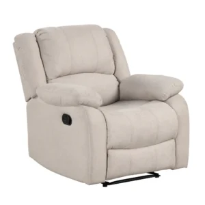 BM335934_8e18e3fc-c3a3-457f-8acf-7d6e0c39344e Chris Manual Pull Tab Recliner Chair, Tufted Oatmeal Beige Polyester