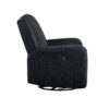 BM335937_2_4c6e816f-fde4-4732-aa0a-abd1f192b069 Ruma Swivel Manual Reclining Chair w Tab Pull, Ebony Black Chenille