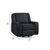 BM335937_4_06ddbe83-1b61-4559-8c7f-9033d3d7578d Ruma Swivel Manual Reclining Chair w Tab Pull, Ebony Black Chenille