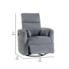 BM335947_4_ff550a1f-2c3a-406d-b85d-e02a73113d05 Rix Manual Swivel Glider Recliner Chair, 2 Pillows, Gray Corduroy