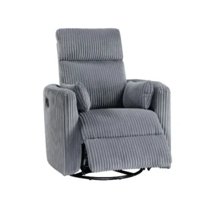 BM335947_fa0d3003-8b0a-4ce4-9509-89e98e16ccf5 Rix Manual Swivel Glider Recliner Chair, 2 Pillows, Gray Corduroy