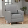 BM335949_5 Tory Manual Push Back Recliner Chair, Light Gray, Natural Brown Wood