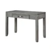 Thiem Writing Laptop Desk, 1 Drawer, Gray Wood Veneer, 42 Inch