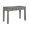 Thiem Writing Laptop Desk, 1 Drawer, Gray Wood Veneer, 42 Inch