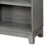 Thiem Cubby Bookcase, 43 Inch Wide 4 Shelves, Rustic Gray Veneer
