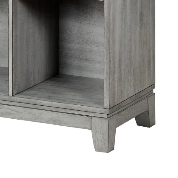 BM335960_2_14515fa5-4b82-4775-8619-fbcb7f264126 Thiem Cubby Bookcase, 6 Cube Style Shelves, Rustic Gray Veneer 40 Inch