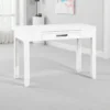 Thiem Writing Laptop Desk, 1 Drawer, White Veneer, 42 Inch