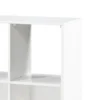 BM335963_2_f10e0671-ae09-4a32-99db-b0b3fc70211d Thiem Bookcase, 6 Cubby Style Shelves, White, Black Veneer, 40 Inch