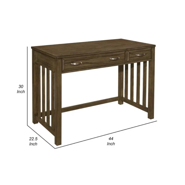 BM335964_4_5880af49-32c8-4ba8-9507-52682f6c9cdf Belinda Writing Computer Desk, 2 Drawers, Rustic Brown Veneer, 44 Inch