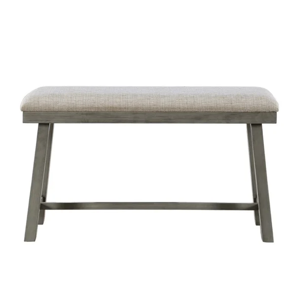 BM336003_1_56617065-df7c-450a-84b8-9342bfa8ce24 Anab Counter Height Bench, Foam Cushioned Polyester, Gray Wood