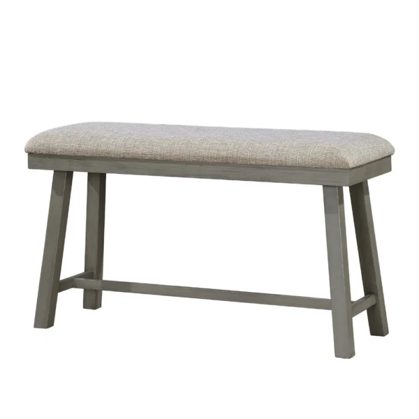 BM336003_2_cb860ee1-b9f1-441b-a9da-7fedc8210dd8 Anab Counter Height Bench, Foam Cushioned Polyester, Gray Wood