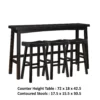 BM336035_4_df8028f4-14a3-44ce-b10b-4f2b6d6650dd Casy 4pc Bar Height Table Set, 3 Contoured Stools, Black Rubberwood