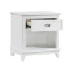 BM336219_3_06343d1a-f81d-4b2d-988b-3afe4db1820a Sely Nightstand, 1 Drawer w Open Cubby, White Wood, Ring Handle