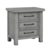 BM336314_d4d5db50-bb2a-46c8-8d51-2102acec46de Daisy Nightstand, Gray Mango Veneer, 3 Drawers, Bronze Metal Knobs