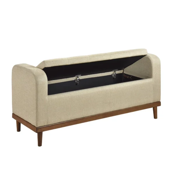 BM336335_2_db2fd26c-040c-4d90-9de7-ce4bca04f639 Bity Lift Top Storage Bench, Light Brown Textured Fabric, Wood 50 Inch