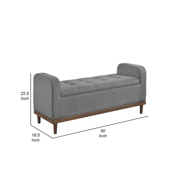 BM336338_4_502c4920-e167-46a6-8641-91cb12368660 Bity Lift Top Storage Bench, Medium Gray Textured Fabric, Wood 50 Inch