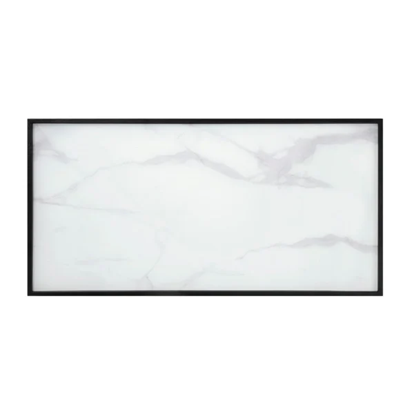 BM336353_3_61e4b235-97a5-4308-a704-85871c639c72 Anya 3pc Coffee and End Table Set, White Marble Print Glass Top, Black