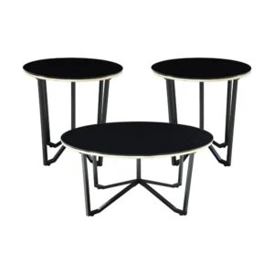 BM336355_aeef4616-5149-424c-b29e-680505b544fe Amyra 3pc Occasional Coffee and End Table Set, Black Glass, Gold