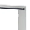 BM337082_1_6b736668-01db-42d9-ac1e-1db7d474c04c Vedz Wall Mounted Walk in Closet, 2 Hanging Rods, White Melamine
