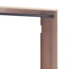 BM337083_1_ac878154-b048-49bf-a60e-273a42839845 Vedz Wall Mounted Walk in Closet, 2 Hanging Rods, Oak Brown Melamine