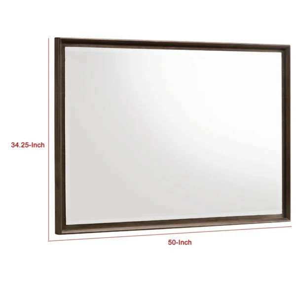 BM337938_4_08776ca3-84f2-4e65-9cc8-61a40efbdbd0 Genu Dresser Mirror, Warm Brown Wood Frame, Beveled Glass, 34 Inch