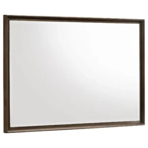 BM337938_c2ee25b0-697c-461c-8283-7e3aacbecb27 Genu Dresser Mirror, Warm Brown Wood Frame, Beveled Glass, 34 Inch