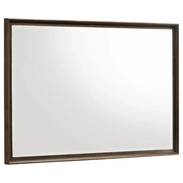BM337938_c2ee25b0-697c-461c-8283-7e3aacbecb27 Genu Dresser Mirror, Warm Brown Wood Frame, Beveled Glass, 34 Inch