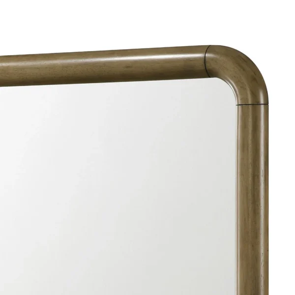 BM337942_3_e8bb330d-8cd0-4102-97fa-69b49ed111fa Deon Dresser Mirror, Brown Wood, Round Frame with Curved Top, 37 Inch