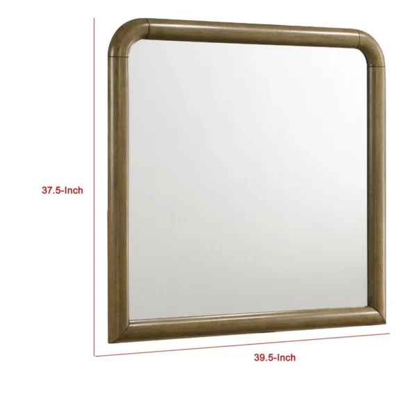 BM337942_4_69236e33-e2f9-4c95-a2bd-df11af444ce5 Deon Dresser Mirror, Brown Wood, Round Frame with Curved Top, 37 Inch