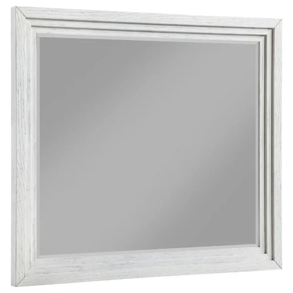 BM337952_d43b0a6c-3bf7-426c-9f0c-73dc851a1834 Leva Dresser Mirror, Distressed White Wood, Beveled Glass, 38 Inch