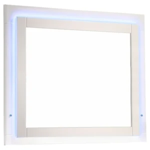 BM337958_8c883b3c-2ca8-4e30-8261-f7bda4b674ec Sok LED Dresser Mirror, White High Gloss Finish, Rectangular 37 Inch