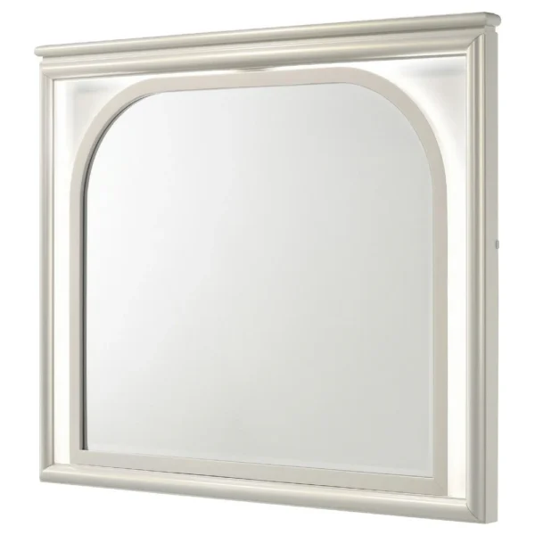 BM338045_2_3a953e91-92aa-47b6-9683-d5c71ef94dbc Ory Dresser Mirror, Touch LED Lighting, Pearl White Wood, 36 Inch