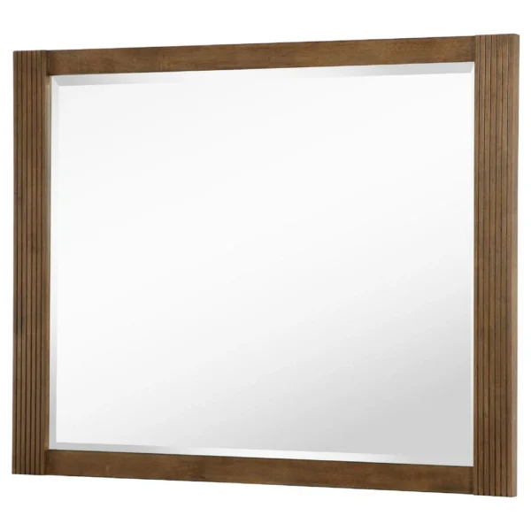 BM338050_2_c59dae49-deba-4ccd-96aa-1403b425fce9 Reon Dresser Mirror, Ash Brown Wood Frame, Vertical Fluting, 38 Inch