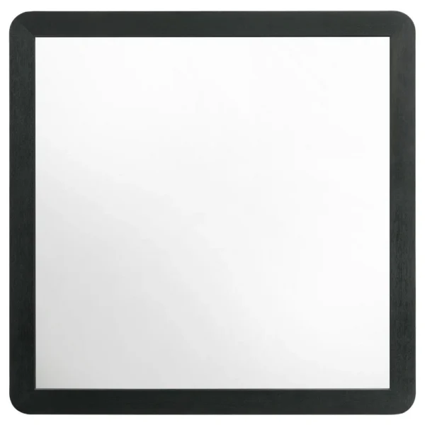 BM338137_1_170bbce2-db5b-4cc7-a464-1ad807d16b87 Cavy Dresser Mirror, Rounded Corners and Flat Glass, Black Melamine