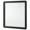 BM338137_2_04d090a1-5608-433f-88c0-de0f460ec171 Cavy Dresser Mirror, Rounded Corners and Flat Glass, Black Melamine