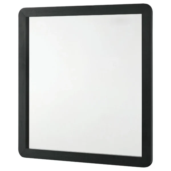 BM338137_2_04d090a1-5608-433f-88c0-de0f460ec171 Cavy Dresser Mirror, Rounded Corners and Flat Glass, Black Melamine