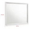 BM338140_4_3f85225e-27e0-4d3e-bc23-afe3b4347fd2 Noro Dresser Mirror with Slim Trim, Open Mitered Corners, White Wood