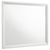 BM338140_7649be42-c950-469b-9f0a-753d23cd6a32 Noro Dresser Mirror with Slim Trim, Open Mitered Corners, White Wood