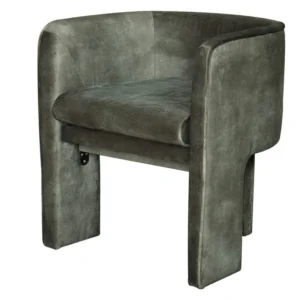 BM338209_0687f163-edd1-400a-8aab-b902ca0f142c Gela Dining Chair, Three Legged Barrel Accent Sides, Rainforest Green