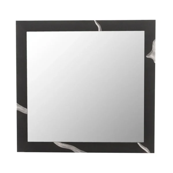 BM338249_52e73b02-2c18-4309-a5ae-fd5e7cc5cff2 Cid Exie Mirror, 39 Inch Matte Brown Veneer Frame, Silver Accents