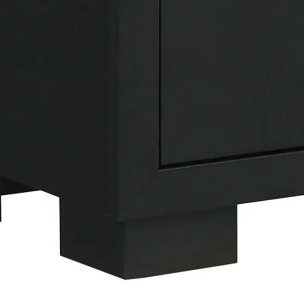 BM338383_3_c592eda2-e989-4394-ab75-0c4bae26525d Amey 2 Drawer Nightstand, White Marble Trim, Black Wood