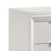 BM338400_1_1f084637-575e-4593-9a58-420e6e9db06d Ressy Nightstand with 2 Drawer, Silver Metal, Contemporary White Wood