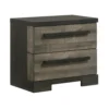BM338405_92d7d69f-5f0a-4ac1-b3ba-8cb08bb37e2f Ruthe Nightstand with 2 Drawers, Wide Top, Ebony Black, Gray Wood