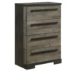 BM338406_d689a114-9f28-466d-ae39-b0f31f8d3032 Ruthe Tall Dresser Chest with 4 Drawers, Ebony Black, Gray Wood